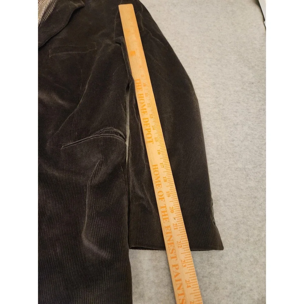 Saddlebred Blazer Mens 48R Brown Heritage Corduroy‎ Two Button Sport Coat Lined